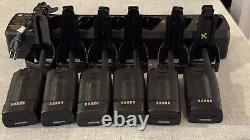 6x Motorola Two-Way Radio Walki with 6-Place charging Station + Acc RMU2080d