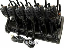 6x Motorola XTS5000 VHF P25 Digital Two Way Radio SMARTZONE H18KEF9PW6AN