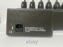 6x Motorola Xts3000 Two Way Radio Ho9sdf9pw7bn P25 450-520 With Charging Dock