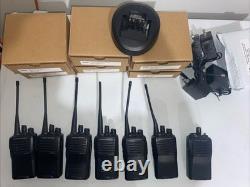 7 Vertex EVX-531 G7-5 UHF Portable radios All Working Two Way Read Description