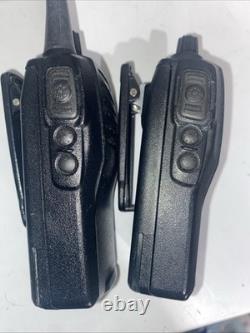 7 Vertex EVX-531 G7-5 UHF Portable radios All Working Two Way Read Description