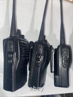 7 Vertex EVX-531 G7-5 UHF Portable radios All Working Two Way Read Description