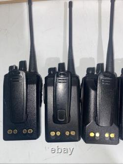 7 Vertex EVX-531 G7-5 UHF Portable radios All Working Two Way Read Description