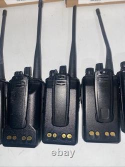 7 Vertex EVX-531 G7-5 UHF Portable radios All Working Two Way Read Description