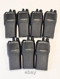 7x Motorola CP200 & (1) CP150 UHF Two-Way Radios AAH50RDC9AA1AN