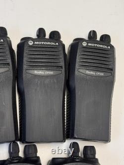 7x Motorola CP200 & (1) CP150 UHF Two-Way Radios AAH50RDC9AA1AN