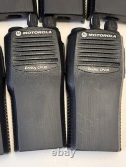 7x Motorola CP200 & (1) CP150 UHF Two-Way Radios AAH50RDC9AA1AN