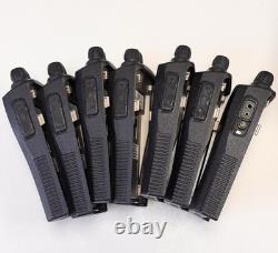 7x Motorola CP200 & (1) CP150 UHF Two-Way Radios AAH50RDC9AA1AN