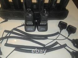 8 ANALOG DIGITAL XPR TWO WAY RADIO With BATTERY, Charges, And Mics