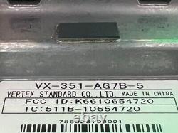 (8) Vertex Standard (Motorola) VX-351 Two-Way Radio / Analog / 450-512 MHz