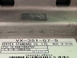 (8) Vertex Standard (Motorola) VX-351 Two-Way Radio / Analog / 450-512 MHz