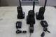 A15 Lot Of 3 Motorola Xpr 3500e Two Way Radio Battery Antenna Base Power Cord