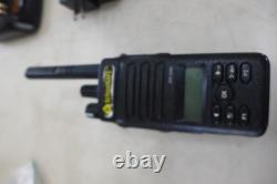 A15 Lot Of 3 Motorola Xpr 3500e Two Way Radio Battery Antenna Base Power Cord