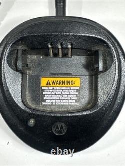 Antique Motorola CP200 Two-Way Radio With Accessories Read Description