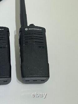 Bulk Lot of (2) Motorola RDU 4100 Two-Way Radios RU4100BKN98A Sold AS-IS