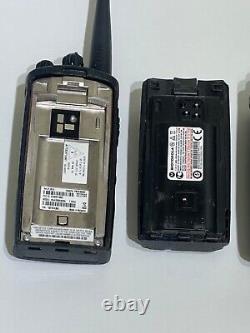 Bulk Lot of (2) Motorola RDU 4100 Two-Way Radios RU4100BKN98A Sold AS-IS