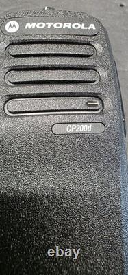 CP200D Motorola Solution Two Way Radio with Charger, Anenna and belt clip