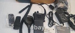 EUC Motorola XPR 7350e AAH56JDC9WA1AN VHF Two Way Radio 136-174 MHz. MHz Charger