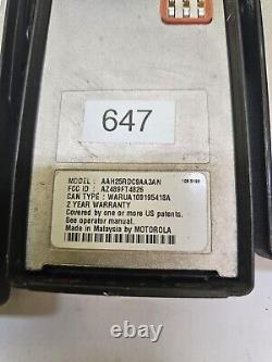 FIVE Motorola HT750 403-470 MHz UHF Two Way Radio AAH25RDC9AA3AN