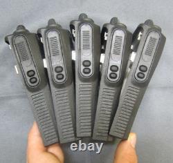 FIVE Motorola Radius CP200 146-174 MHz VHF 16 Ch Two Way Radio AAH50KDC9AA2AN