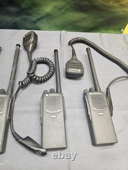 FOUR Motorola PR860 35-50 MHz Low Band Two Way Radio AAH45CEC9AA3AN