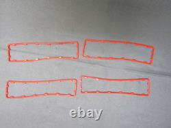 FOUR Motorola XTL5000 Silver Two Way Radio Control Head Faces w Ribbon Cables