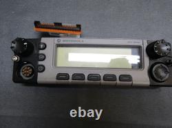 FOUR Motorola XTL5000 Silver Two Way Radio Control Head Faces w Ribbon Cables