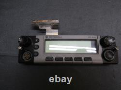 FOUR Motorola XTL5000 Silver Two Way Radio Control Head Faces w Ribbon Cables