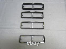 FOUR Motorola XTL5000 Silver Two Way Radio Control Head Faces w Ribbon Cables