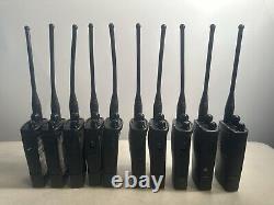 LOT OF 10 Motorola CP110 2ch Two Way Radios H96KCC9AA2AA. No Battery