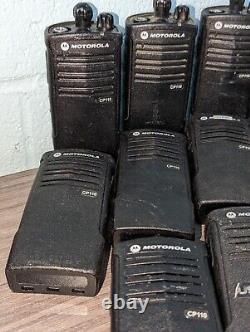 LOT OF 15 Motorola CP110 2ch Two Way Radios H96KCC9AA2AA