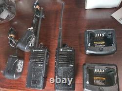 LOT OF 2 MOTOROLA CP110 Two Way Radio UHF 2CH 2W H96RCC9AA2AA