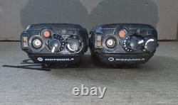 LOT OF 2 Motorola AAH55QDH9LA1AN UHF Digital Two-Way Radio