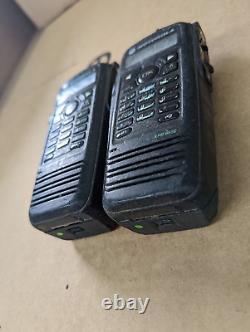 LOT OF 2 Motorola AAH55QDH9LA1AN UHF Digital Two-Way Radio