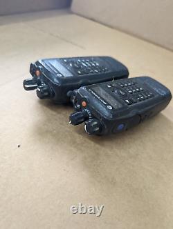 LOT OF 2 Motorola AAH55QDH9LA1AN UHF Digital Two-Way Radio