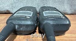 LOT OF 2 Motorola DTR650 Portable Walkie Talkie Handheld Digital Two-Way Radios