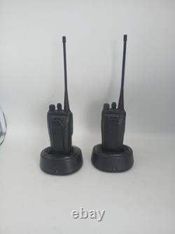 (LOT OF 2) Motorola Radius CP200 Radio Walkie Talkies With ANTENNA (TESTED)