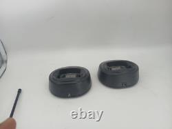 (LOT OF 2) Motorola Radius CP200 Radio Walkie Talkies With ANTENNA (TESTED)