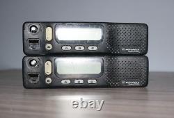 LOT OF 2 Motorola Radius M1225 40 Watt VHF Two Way Radio M43DGC90J2AA