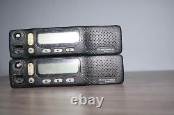 LOT OF 2 Motorola Radius M1225 40 Watt VHF Two Way Radio M43DGC90J2AA