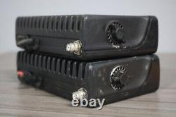 LOT OF 2 Motorola Radius M1225 40 Watt VHF Two Way Radio M43DGC90J2AA