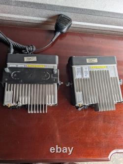 LOT OF 2 Motorola XPR 4550 Two Way Radios AAM27QNH9LA1AN POWERS ON UNTESTED