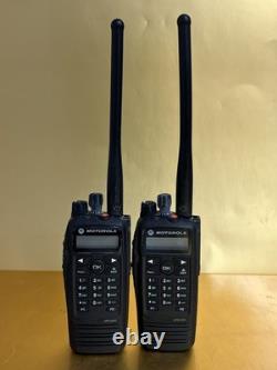 LOT OF 2 Motorola XPR 6550 VHF 136-174 MHz Two Way Radios AAH55JDH9LA1AN