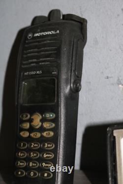 LOT OF 3 Motorola HT1550 XLS Uhf Two Way Radio RADIO 136-174 Mhz, PRE-OWNED