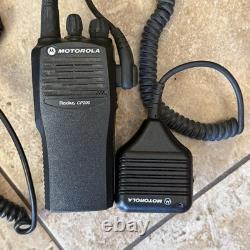 LOT OF 4 Motorola Radius CP200 aah50kdc9aa1an VHF Digital Two-Way Radio Battery