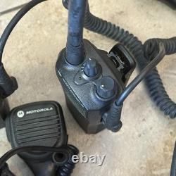LOT OF 4 Motorola Radius CP200 aah50kdc9aa1an VHF Digital Two-Way Radio Battery