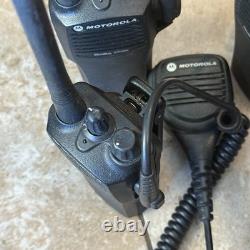 LOT OF 4 Motorola Radius CP200 aah50kdc9aa1an VHF Digital Two-Way Radio Battery