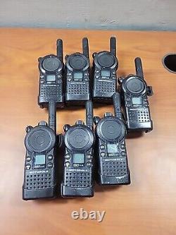 (LOT OF 7) Motorola CLS1110 Two-Way Radio Black