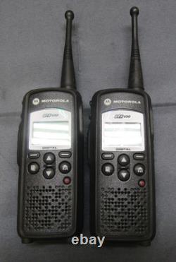 LOT OF FOUR Motorola DTR650 Digital Two Way Radios 900 MHz with Antenna