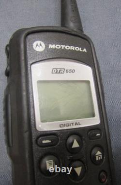 LOT OF FOUR Motorola DTR650 Digital Two Way Radios 900 MHz with Antenna